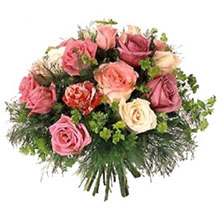 Bouquet roses clear